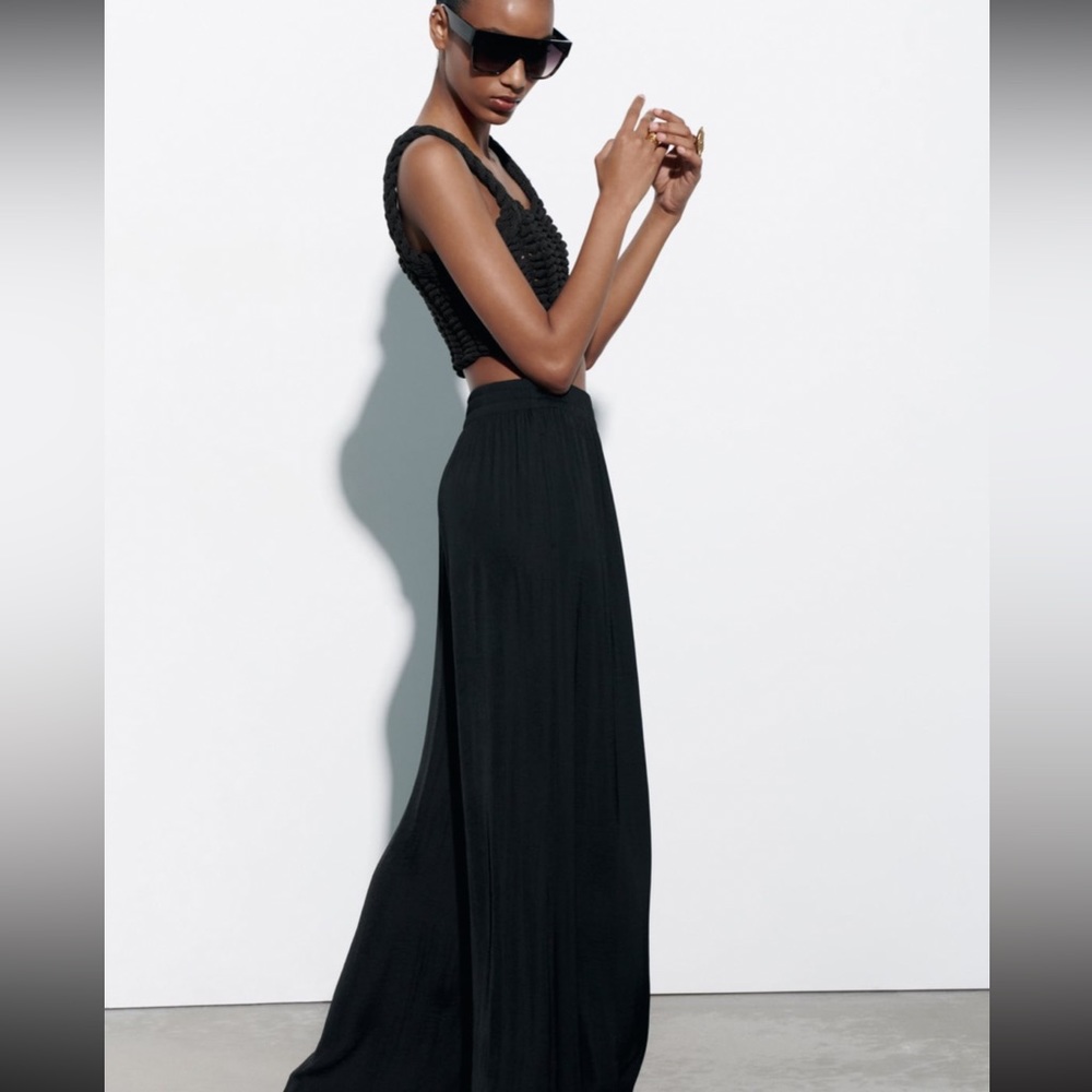 Italian flowy pants - Picture 2 of 8